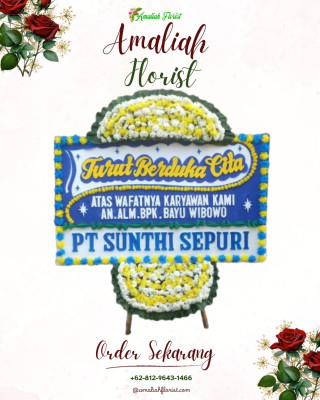 Papan Bunga Duka di Umbulmartani