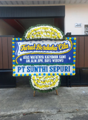 Papan Bunga Duka di Umbulmartani